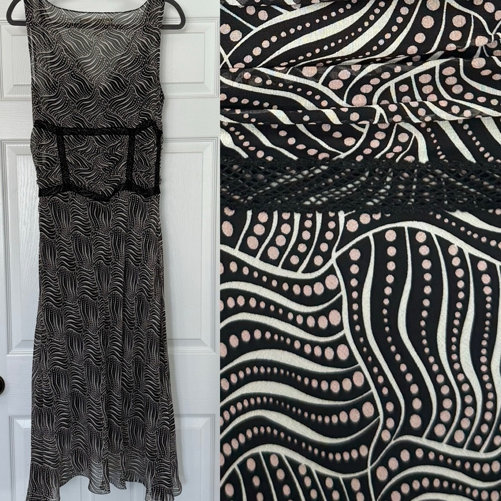 Studio M 100% Silk Bias Cut Dress - Size L